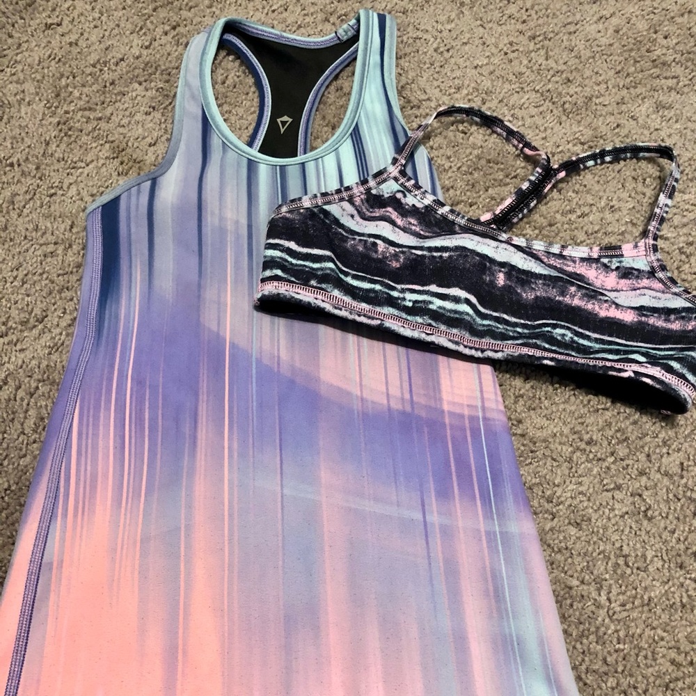 Ivivva Sporty Tank Top and Sports Bra